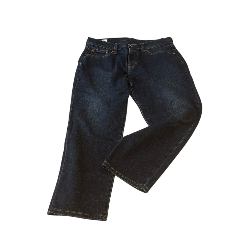 GAP dark wash girlfriend mid rise jeans- womens Size 6 petite
Casual classic - Picture 14 of 14